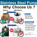 1/2 HP 4 inch Deep Well Submersible Pump 110V 25GPM 150ft Lift 33ft Cord 1.25 inch NPT Discharge