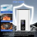 Small  Electric Tank Water Heater With Digital Display For Kitchen Bathroom Home 1500W 110V 95°F-167°F Adjustable 2.6 Gallon 10L