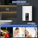 Small  Electric Tank Water Heater With Digital Display For Kitchen Bathroom Home 1500W 110V 95°F-167°F Adjustable 2.6 Gallon 10L