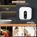 4 Gallon Electric Tank Water Heater Digital Display Kitchen Wholehouse 95°F-167°F
