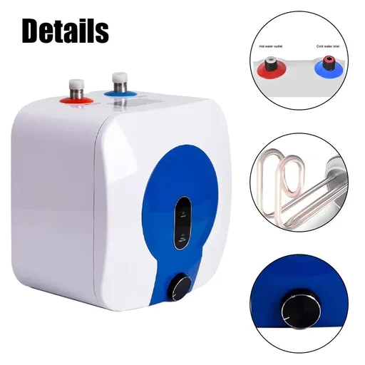 110V Electric Tankless Water Heater Kitchen Bathroom Home Hot Water Heater 95°F-167°F RV