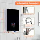 220V Tankless Electric Water Heater Instant On Demand Electric Boiler Whole House 6500W