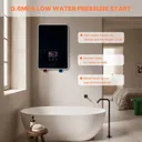 220V Tankless Electric Water Heater Instant On Demand Electric Boiler Whole House 6500W