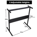 61 Key Electric Digital Piano Music Keyboard With Microphone Stand For Kids Beginner Birthday Christmas Gifts Pink