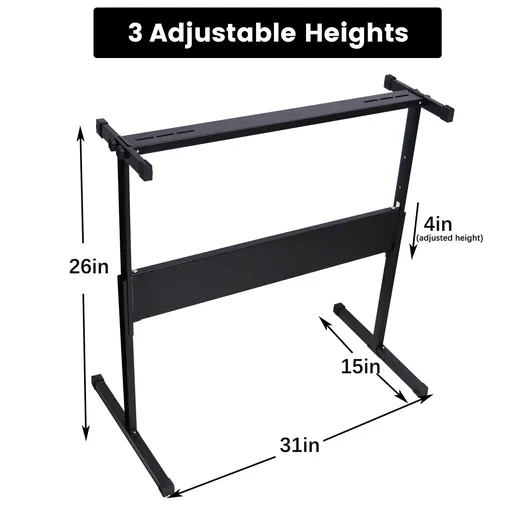 61 Key Music Electronic Keyboard Electric Digital Piano Organ with Stand Xmas Black