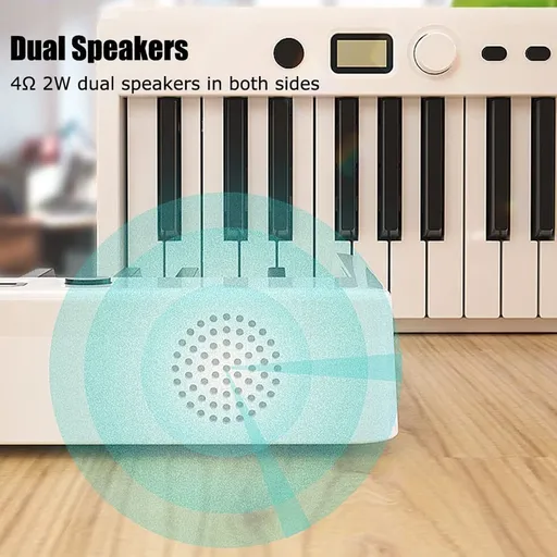 88 Key Piano Keyboard Beginner Electric Digital Piano With Semi Weighted Keys Power Supply Pedal and Bag