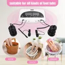 Ionic Ion Foot Detox Machine Dual User Professional Hydrogen Cleanse Spa With LCD Display 2 Far Infrared Belts & 2 Arrays