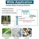 1/2 HP 4 inch Deep Well Submersible Pump 220V 9GPM 328FT Lift 33FT Cord 1 inch NPT Discharge