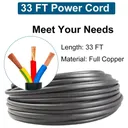 1 HP 4 inch Deep Well Submersible Pump 110V 12GPM 328FT Lift 33FT Cord 1 inch NPT Discharge