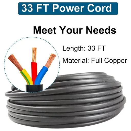 1 HP 4 inch Deep Well Submersible Pump 110V 12GPM 328FT Lift 33FT Cord 1 inch NPT Discharge