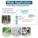 1 HP 4 inch Deep Well Submersible Pump 220V 12GPM 328FT Lift 33FT Cord 1 inch NPT Discharge