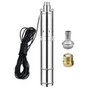 1/2 HP 4 inch Deep Well Submersible Pump 110V 9GPM 328FT Lift 33FT Cord 1 inch NPT Discharge