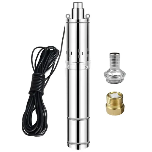 1 HP 4 inch Deep Well Submersible Pump 220V 12GPM 328FT Lift 33FT Cord 1 inch NPT Discharge