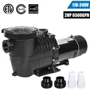 2HP 110-230V 2 Speed Self Priming Inground Swimming Pool Pump Motor With Strainer Hayward Replacement
