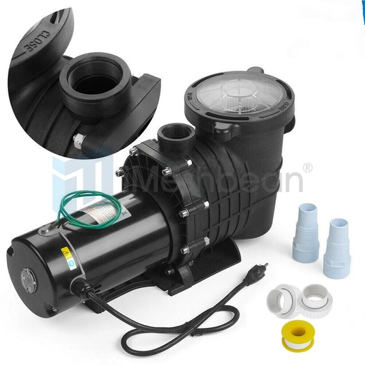 1.5HP Swimming Pool Pump Motor In/Above Ground w/Strainer Filter 115-230V