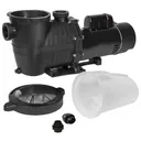 2 Speed 1.5HP Inground Swimming Pool pump motor Strainer w/1.5" NPT 230V