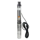 3/4 HP 3 inch Deep Well Submersible Pump 220V 13GPM 247ft Head Stainless Steel