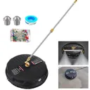 15" Pressure Washer Surface Cleaner w/ 2 Extension Wand& Quick Connect 3600 PSI