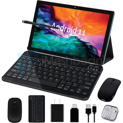 10 In Android 11 Deca core 4G Tablet Computer PC Wifi Bundle Keyboard Case 256GB