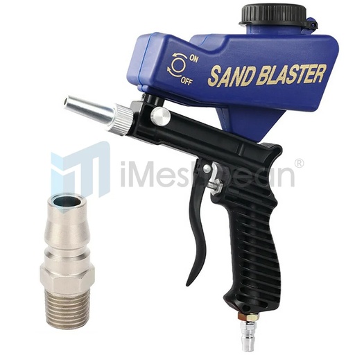 Hand Held Portable Media Spot Sand Blaster Gun Air Gravity Feed Rust Remover