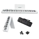 88 Key Piano Keyboard Beginner Electric Digital Piano With Semi Weighted Keys Power Supply Pedal and Bag