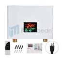 3000W Electric Instant Hot Water Heater Tankless Kitchen Shower Boiler Remote Control, White