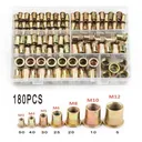 180pcs Rivet Gun Kit Rivnut Thread Setting Tools Nut Setter Tool