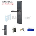 Electronic Left Hand Inswing Smart Door Lock Keypad Touch Screen W/ RFID Card