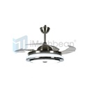42" 6 Gear LED Chandelier Invisible Dimmable Ceiling Fan Light Ceiling Lamp