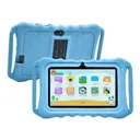 Blue 7" Android 8.1 Tablet PC For Kids Quad-Core Dual Cameras WiFi Bundle Case
