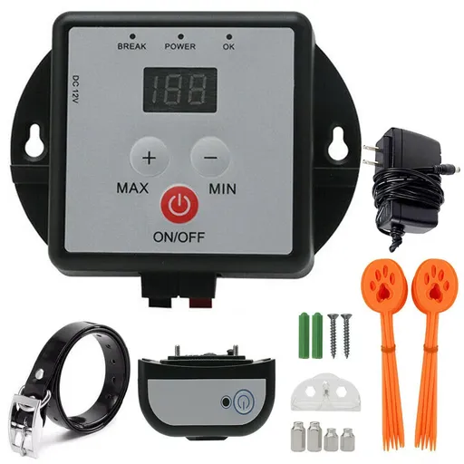 Wireless Dog Fence Pet Containment System Training Collars Waterproof For One Dog