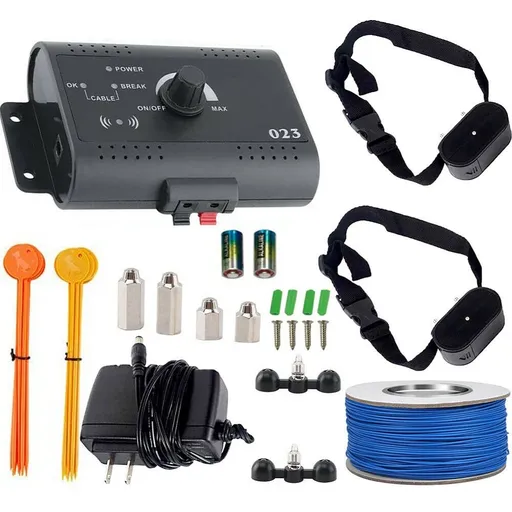 Wireless Electric Dog Fence Pet Containment System Shock Collars For 2 Dogs