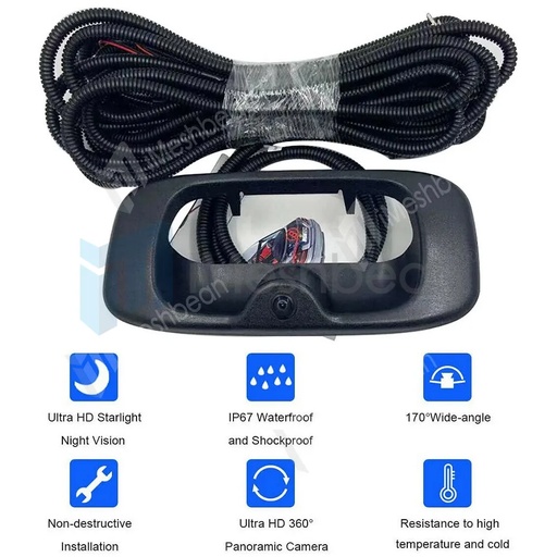 Rear Tailgate Handle Backup Camera For GMC Sierra Chevrolet Silverado 1999-2006