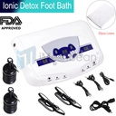 Dual-user Ionic Detox Machine Foot Bath Spa Tool LCD w/ MP3 Music Cleanse Salon