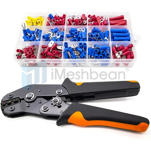 Wire Terminals Crimping Tool Insulated Ratcheting Terminals Crimper Kit