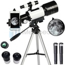 300mm Astronomical Telescope 150X with Phone Adapter Barlow Lens for Kids Christmas Gift