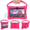 Android 9.1 7" HD 64GB Kids Tablet PC Dual Camera Quad-core Bundle Case Rose Red