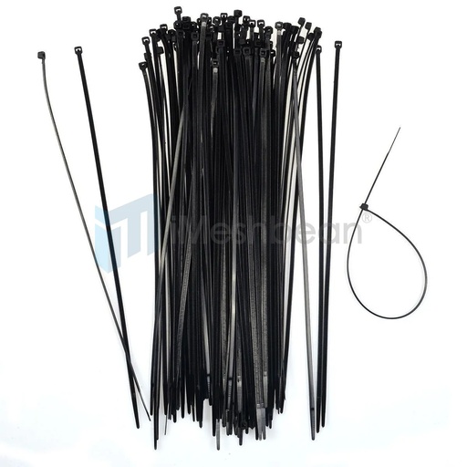 1000 pcs 12" Nylon Plastic Zip Trim Wrap Cable Loop Ties Wire Self Lock