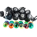 Submersible 6 LED Pond Spot Lights for underwater Pool fountain