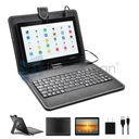 128G 10 Inch Android 10 Ten Core HD Tablet Computer PC Wifi Bundle Keyboard