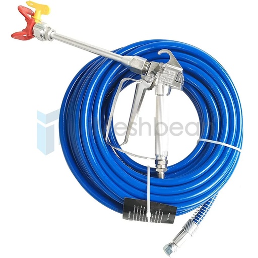 Airless Paint Spray Hose Kit 50Ft 1/4" Swivel Joint 3600psi with 517 Tip