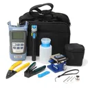 Fiber Optic FTTH Tool Kit with FC-6S Cleaver Optical Power Meter Visual Finder