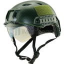 Green Tactical Airsoft Paintball Military SWAT Protective Fast Helmet with Goggle