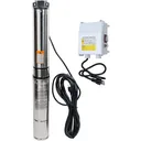 1/2 HP 4 inch Deep Well Submersible Pump 110V 25GPM 150FT Head 33FT Cord With Control Box