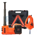 Multifunction Electric Car Jack Kit 12V 5Ton with Electric Impact Wrench Inflator Pump and Flashlight