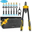 14" Rivet Nut Gun Kit Rivnut Setting Tools Nut Setter Tool Hand Blind Riveter