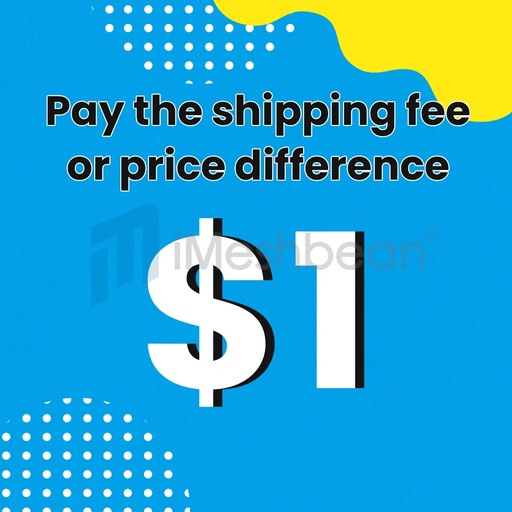 For The Price Difference, Balance The Order For Different Shipping Fee