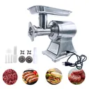 550LB/h 1100W Commercial Meat Grinder,Electric Sausage Stuffer,193RPM Heavy Duty