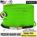 25FT 3600PSI Replacement High Pressure Power Washer Hose-3/8" Swivel QC Flexible