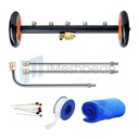 18" Pressure Washer Surface Cleaner Water Broom Undercarrige Car Clean Brush